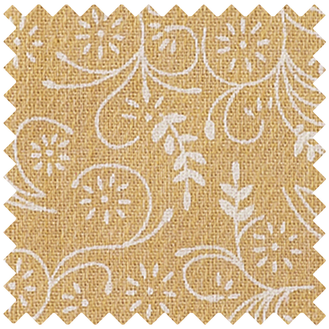 Cotton Floral Tie - Honey