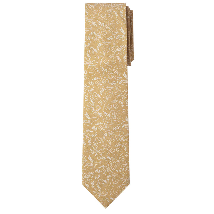 Floral Tie - Honey