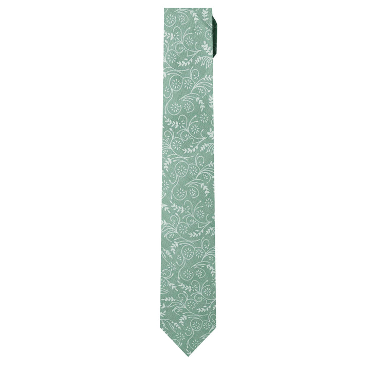 Kids' Prep Floral Tie - Dusty Sage