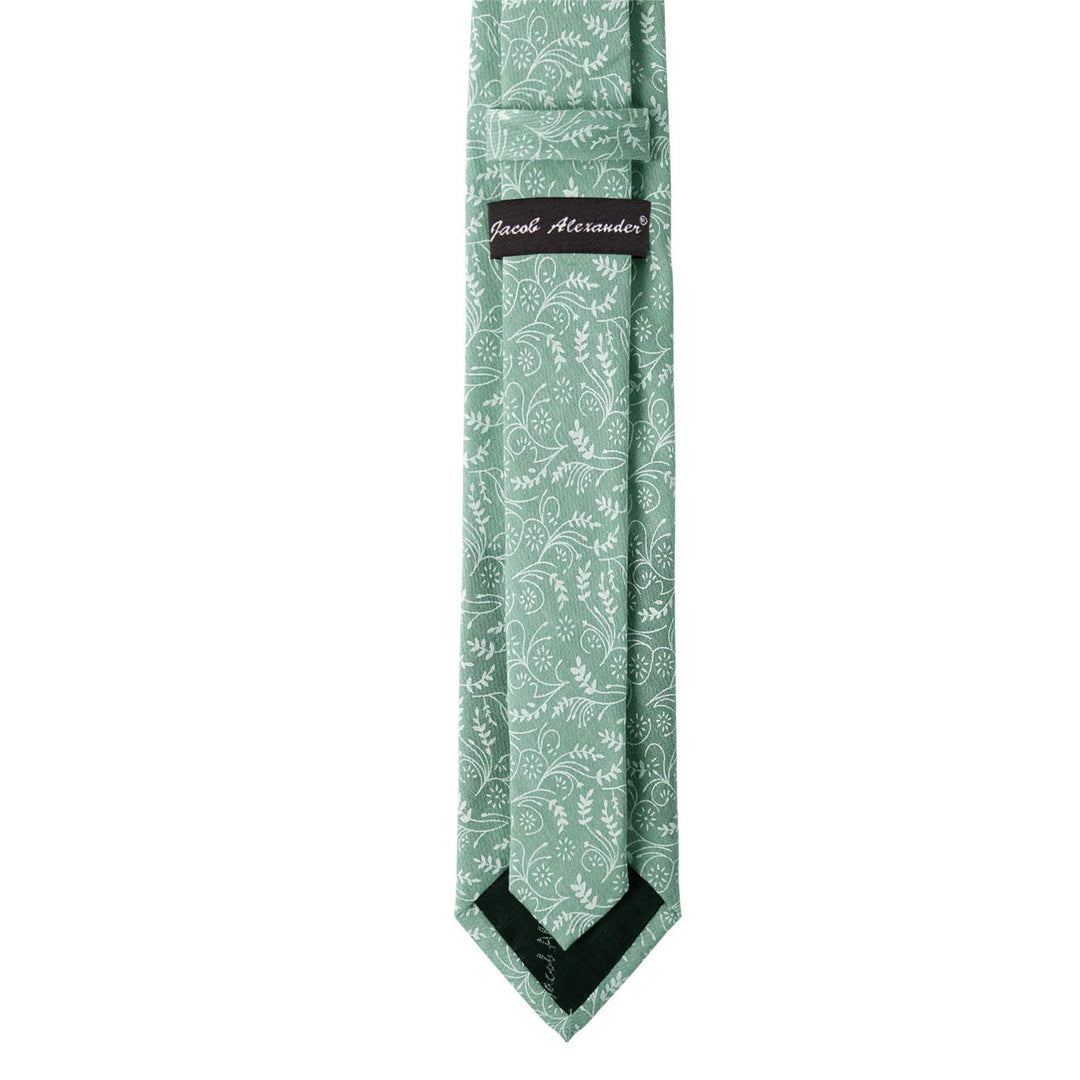 Kids' Prep Floral Tie - Dusty Sage
