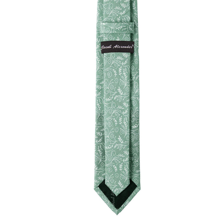 Kids' Prep Floral Tie - Dusty Sage