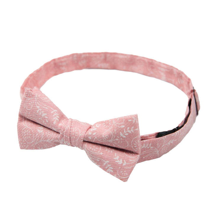 Kids' Floral Banded Bow Tie - Dusty Rose