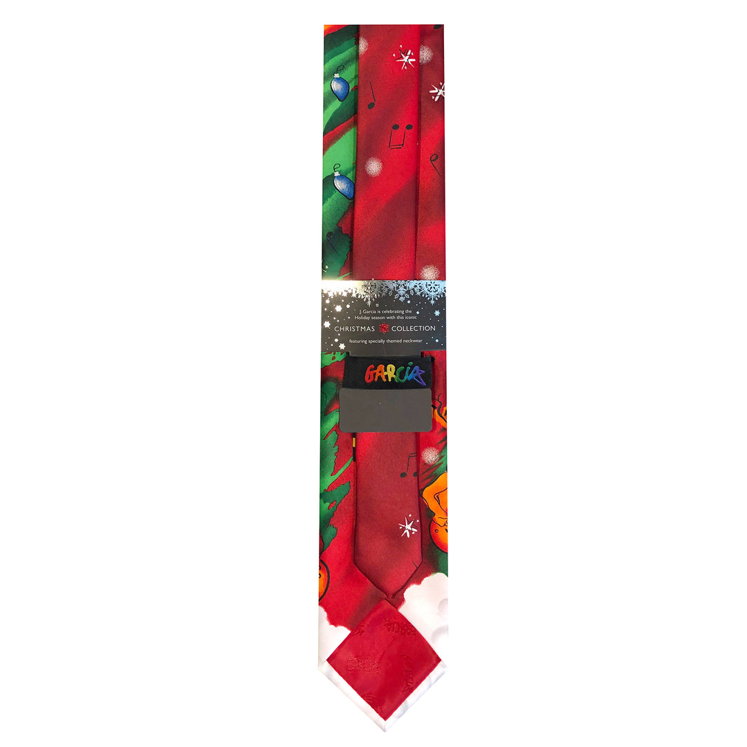 Jerry Garcia Christmas Santa on Snow Tie