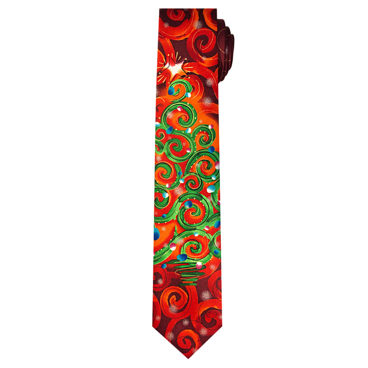 Jerry Garcia Christmas Tree Tie