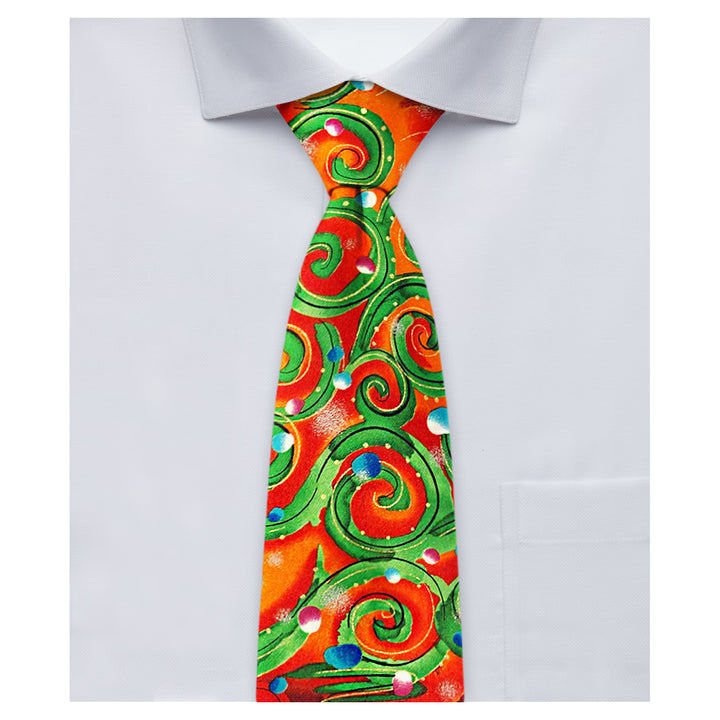 Jerry Garcia Christmas Tree Extra Long Tie
