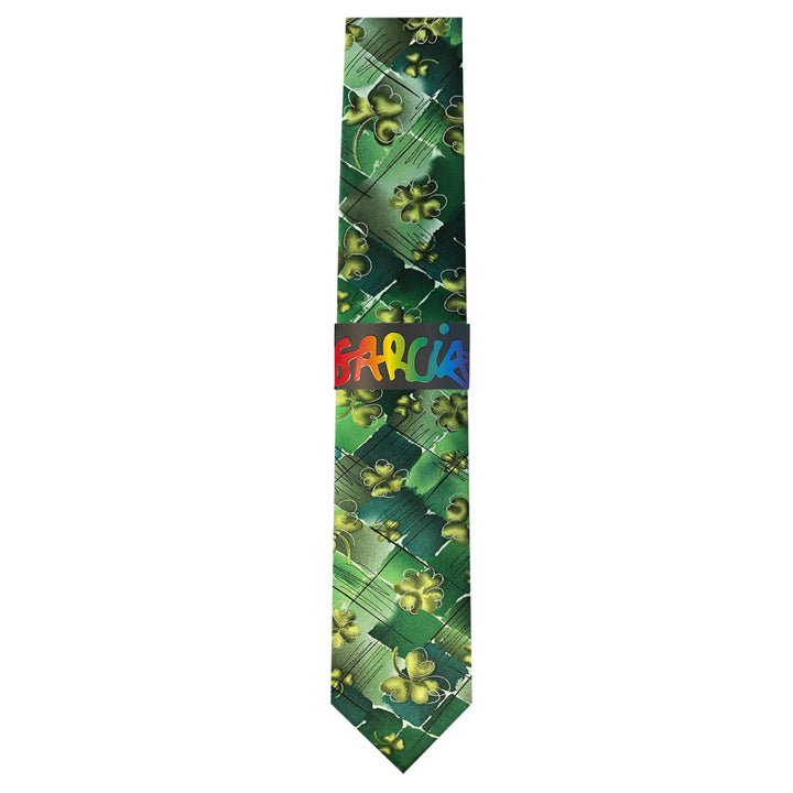 Jerry Garcia St. Patrick's Plant Person Extra Long Tie