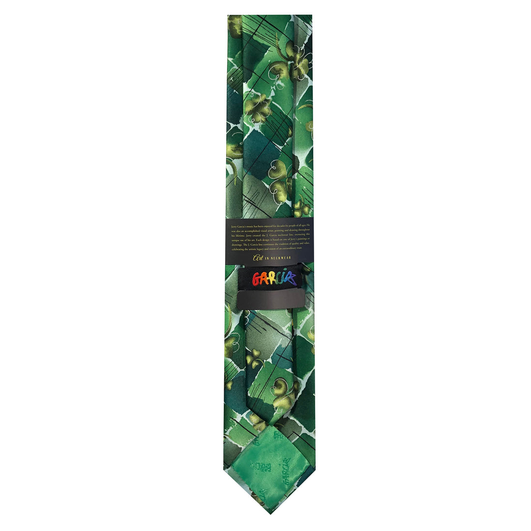 Jerry Garcia St. Patrick's Plant Person Extra Long Tie