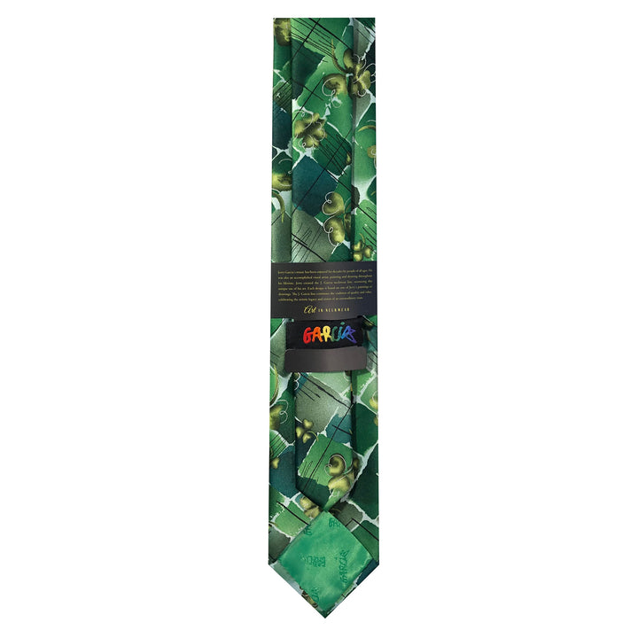Jerry Garcia St. Patrick's Plant Person Extra Long Tie