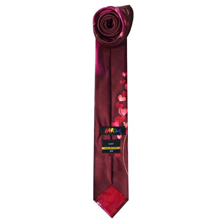 Jerry Garcia Valentine's Hearts Extra Long Tie