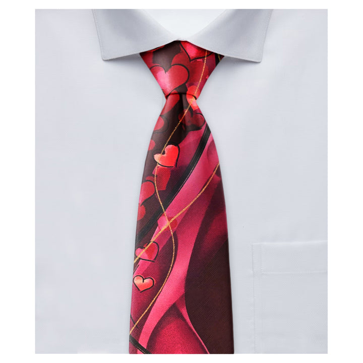 Jerry Garcia Valentine's Hearts Tie