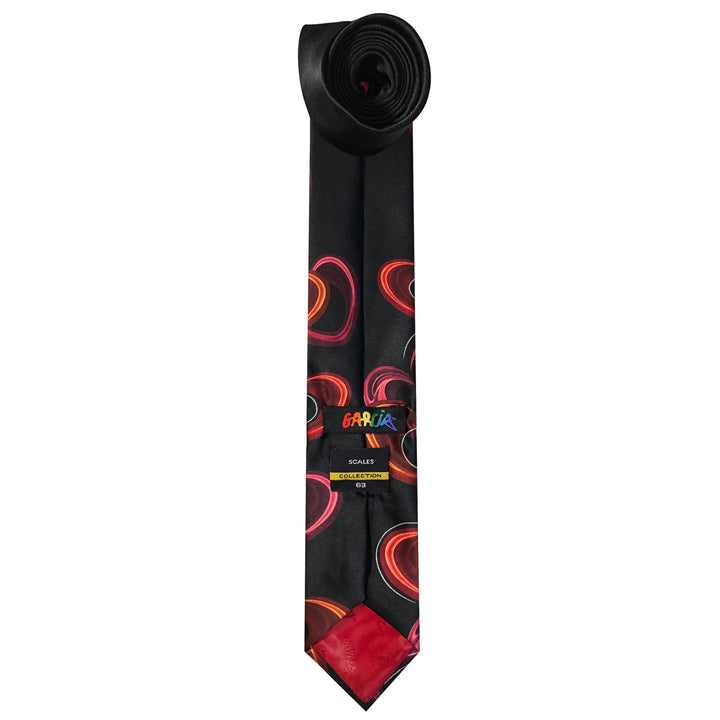 Jerry Garcia Valentine's Bubbly Hearts Extra Long Tie
