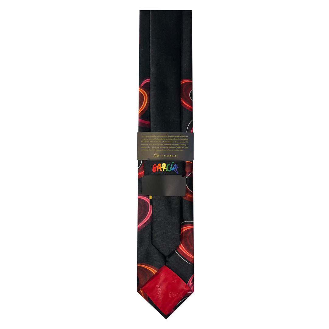 Jerry Garcia Valentine's Bubbly Hearts Extra Long Tie