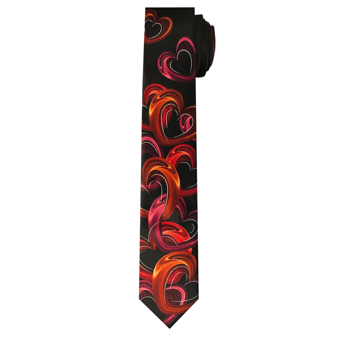 Jerry Garcia Valentine's Bubbly Hearts Tie