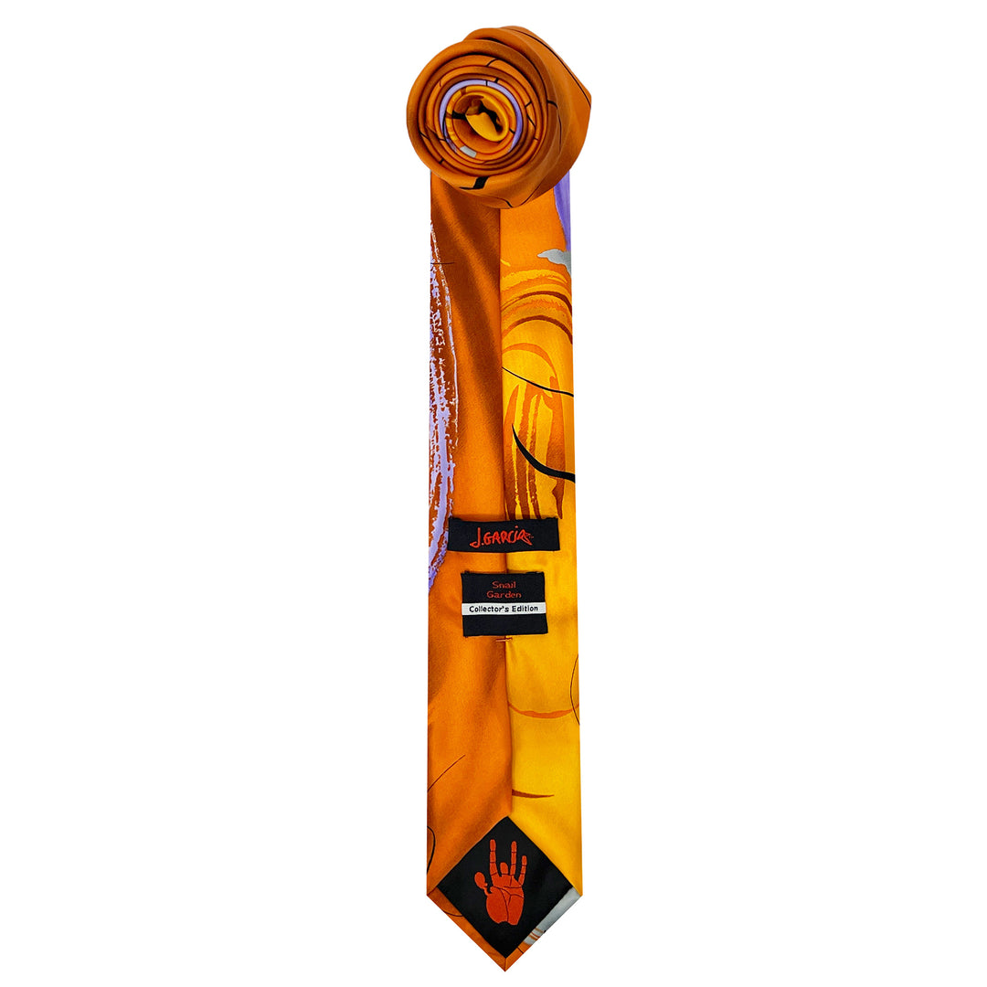 Jerry Garcia Snail Garden Extra Long Tie