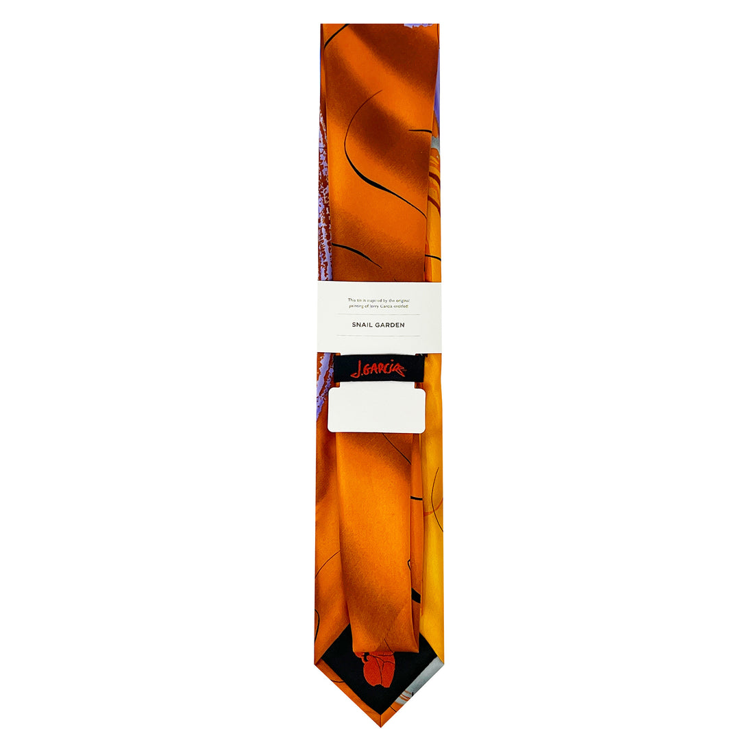 Jerry Garcia Snail Garden Extra Long Tie