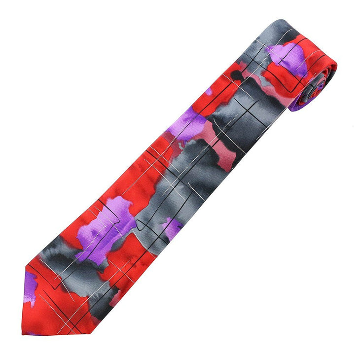 Jerry Garcia Robert Neurosis Tie - Red