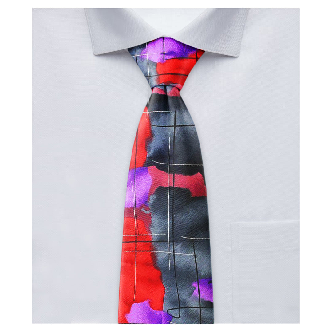 Jerry Garcia Robert Neurosis Tie - Red