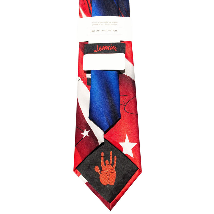 Jerry Garcia 4th of July USA Flag Extra Long Tie