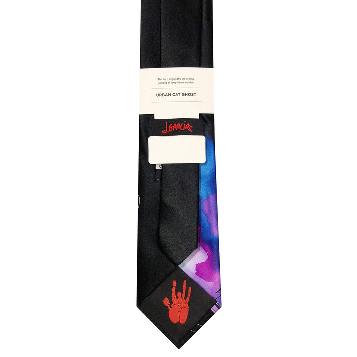 Jerry Garcia Urban Cat Ghost Tie - Berry