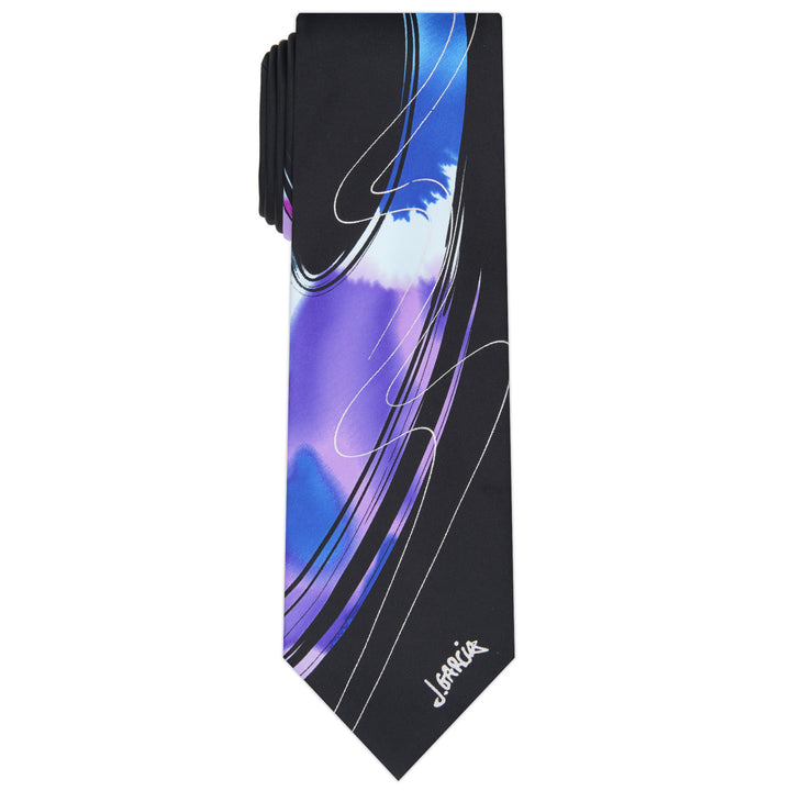Jerry Garcia Urban Cat Ghost Tie - Berry