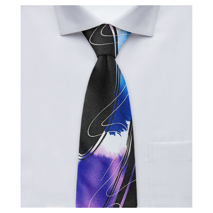Jerry Garcia Urban Cat Ghost Tie - Berry
