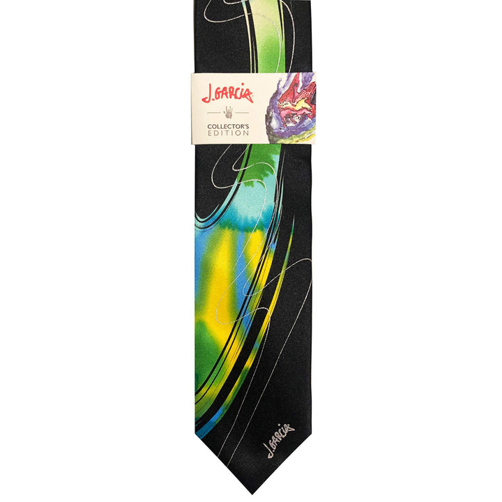 Jerry Garcia Urban Cat Ghost Tie - Green