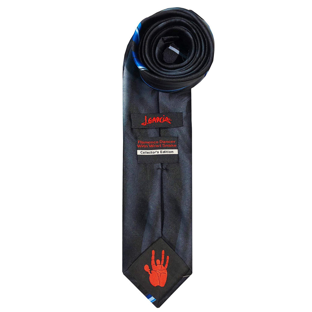 Jerry Garcia Flamenco Dancer with Wrist Snake Extra Long Tie