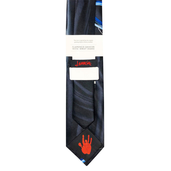 Jerry Garcia Flamenco Dancer with Wrist Snake Extra Long Tie