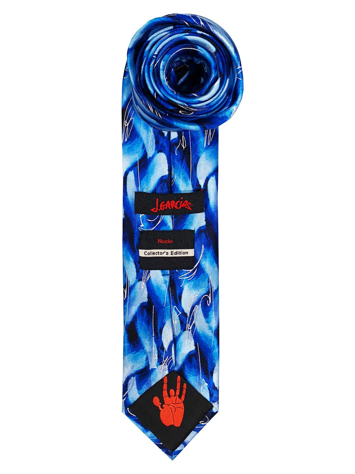Jerry Garcia Nude Tie - Blue
