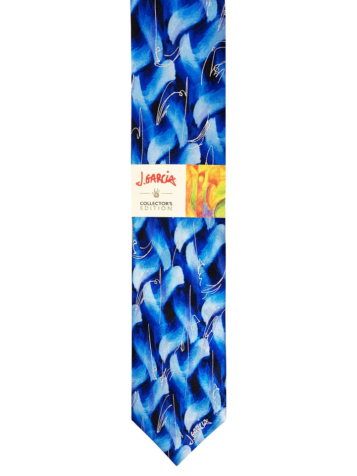 Jerry Garcia Nude Tie - Blue