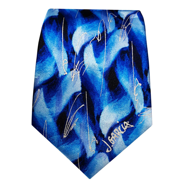 Jerry Garcia Nude Tie - Blue