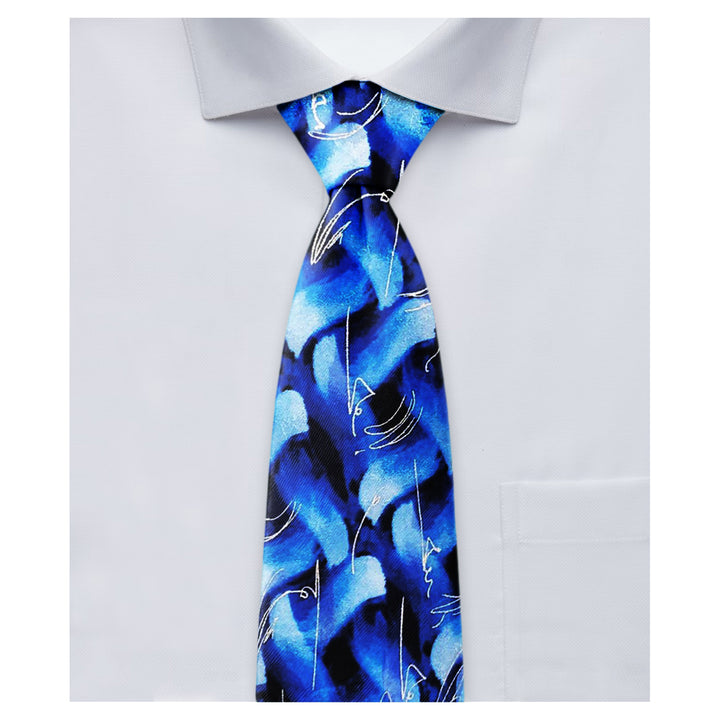 Jerry Garcia Nude Tie - Blue
