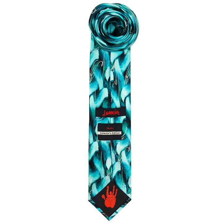 Jerry Garcia Nude Extra Long Tie - Teal
