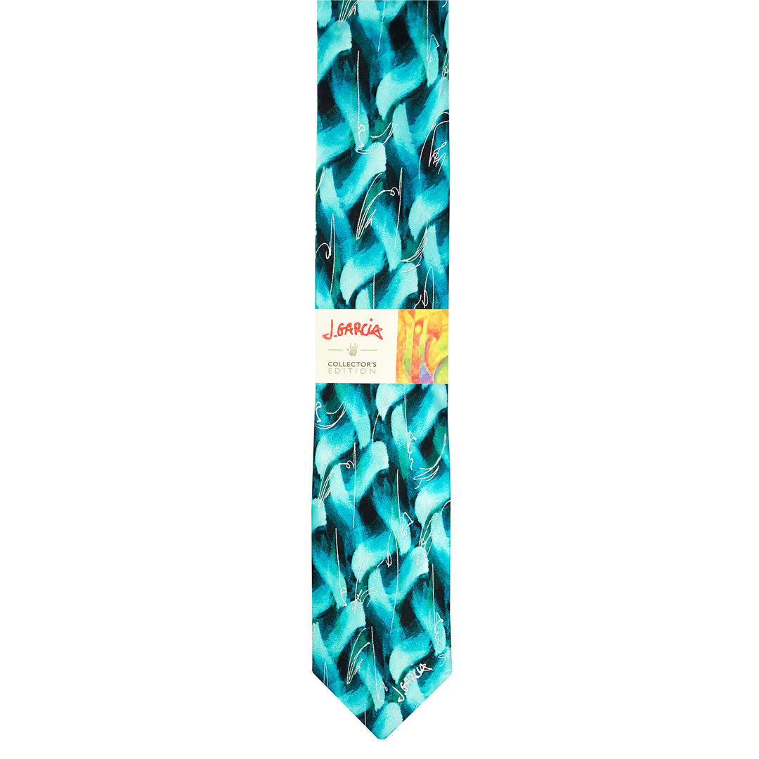 Jerry Garcia Nude Extra Long Tie - Teal