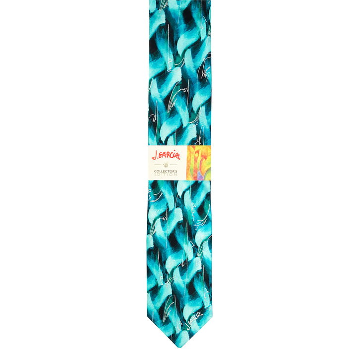 Jerry Garcia Nude Extra Long Tie - Teal