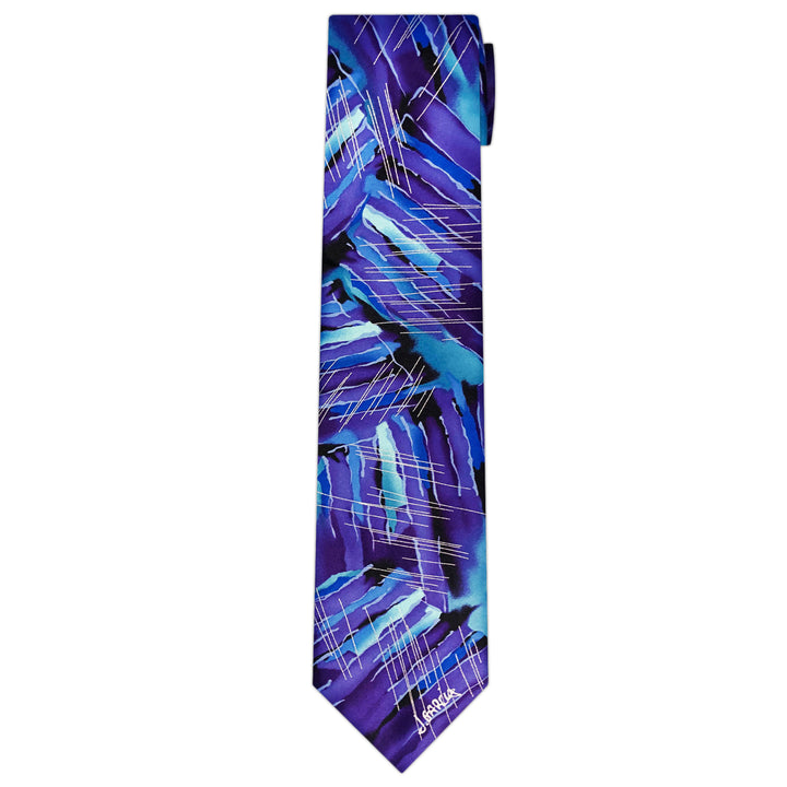 Jerry Garcia Interstices Tie - Purple