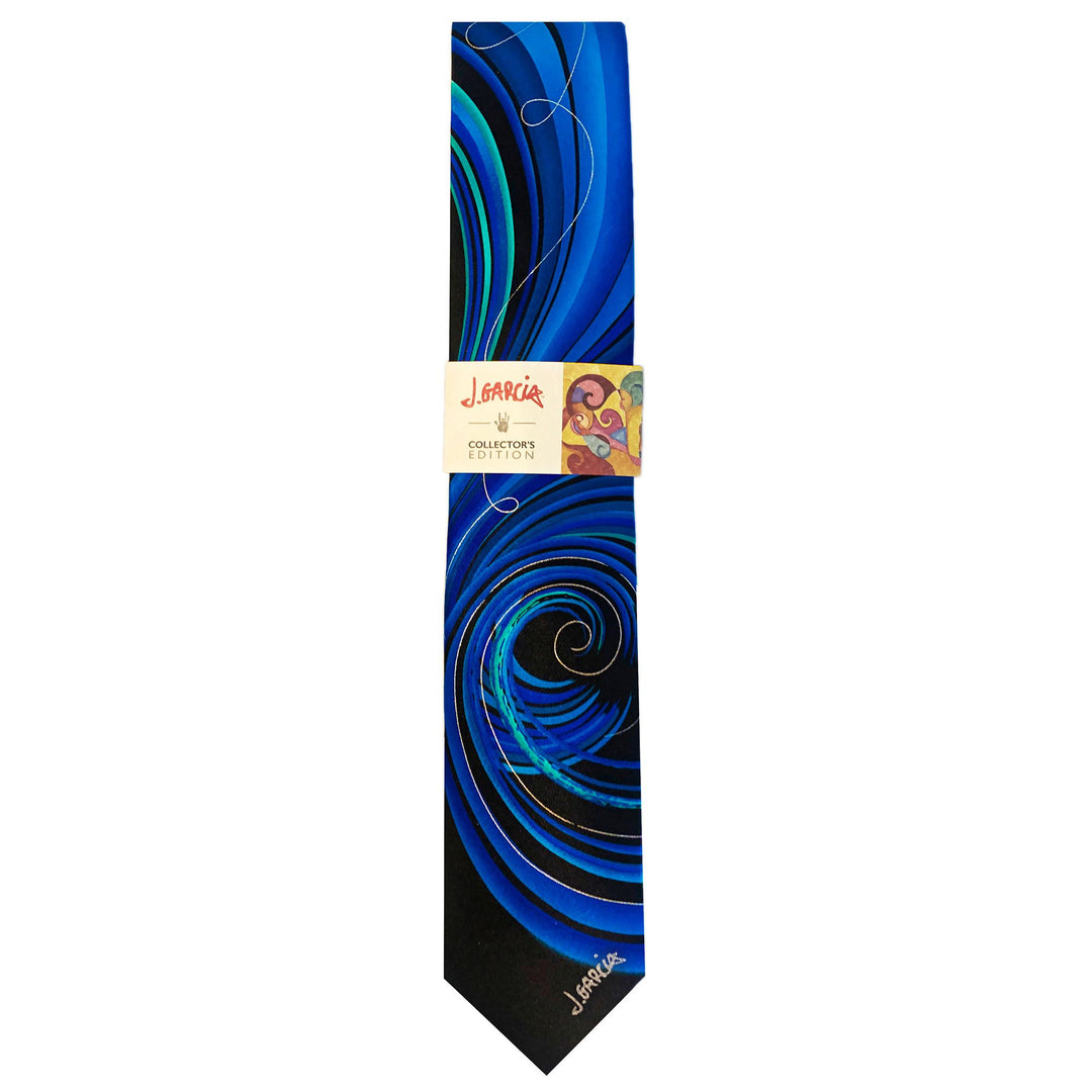 Jerry Garcia Emerging Elephant Extra Long Tie - Blue