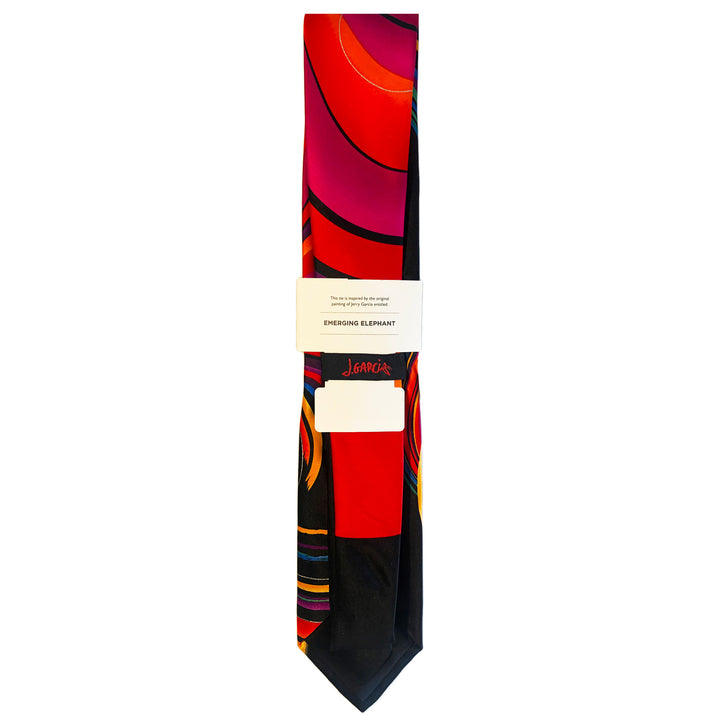Jerry Garcia Emerging Elephant Extra Long Tie - Pink