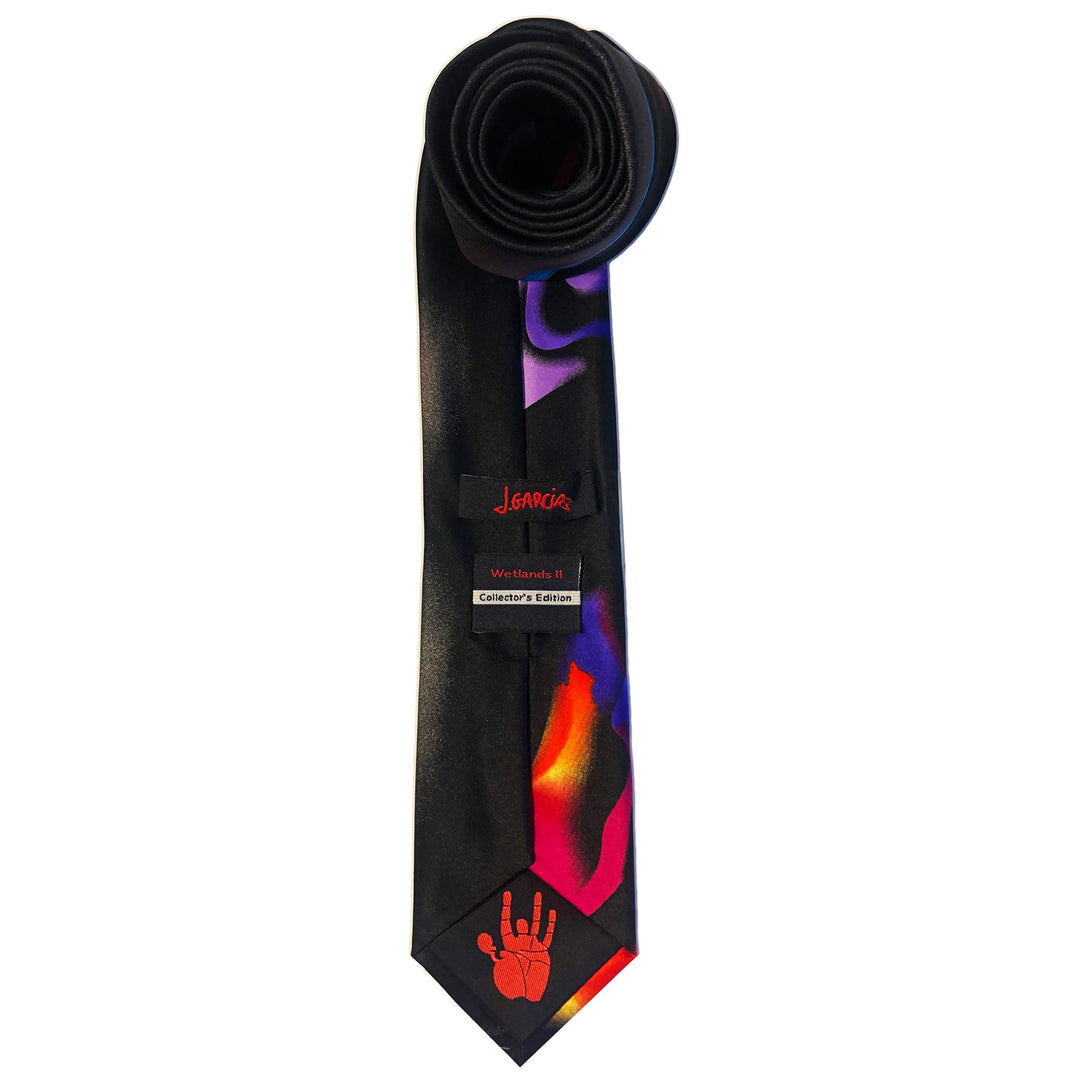 Jerry Garcia Wetland II Wavy Tie - Orange