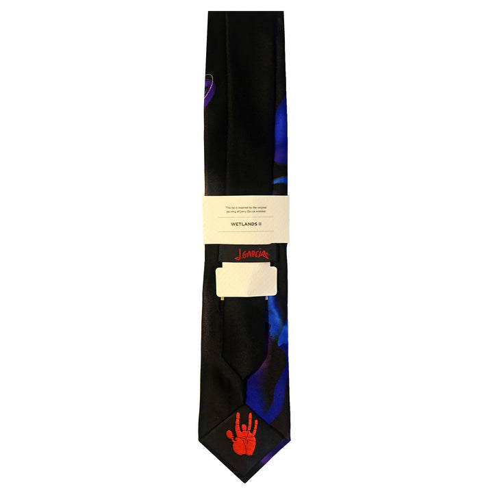Jerry Garcia Wetland II Wavy Tie - Purple