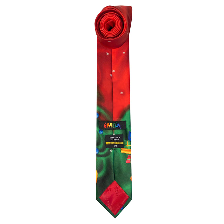 Jerry Garcia Christmas Santa Sleigh Tie