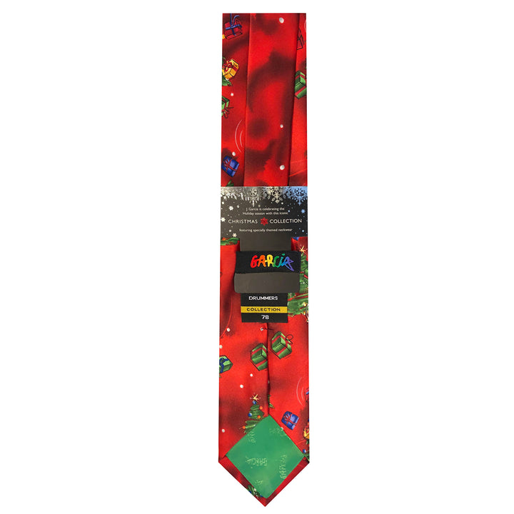 Jerry Garcia Christmas Penguins Extra Long Tie