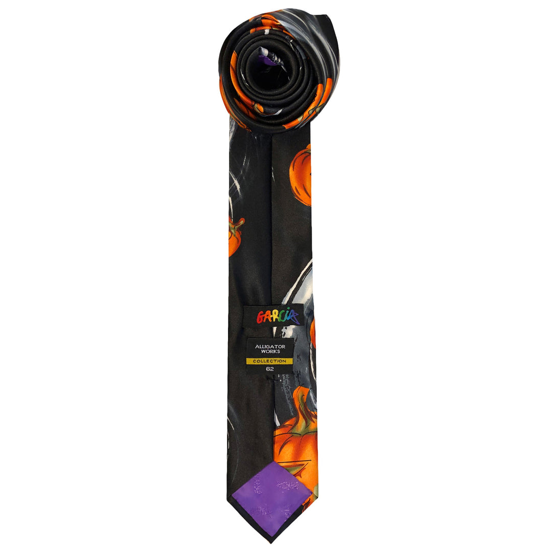 Jerry Garcia Halloween Jack-O'-Lantern Tie