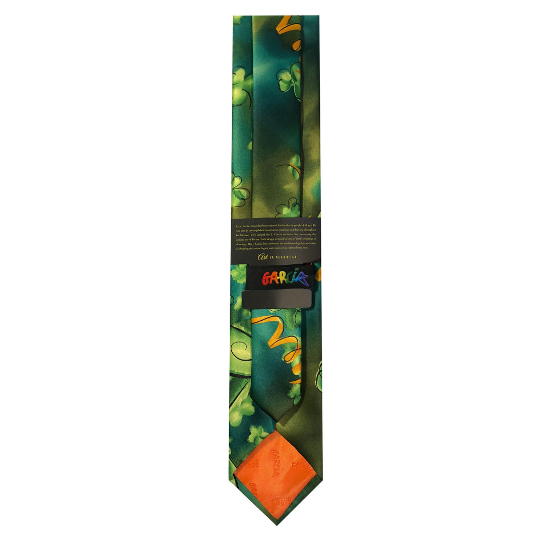 Jerry Garcia St. Patrick's Malachite Valley Extra Long Tie