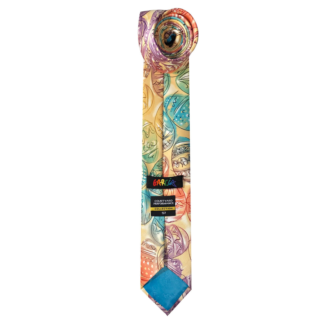Jerry Garcia Easter Decorated Eggs Tie