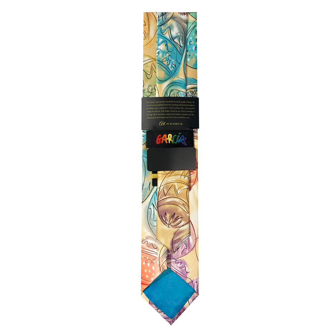Jerry Garcia Easter Decorated Eggs Tie
