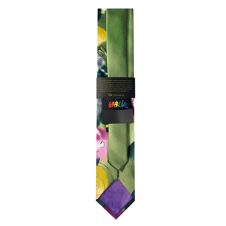 Jerry Garcia Easter Rabbits Eggs Extra Long Tie
