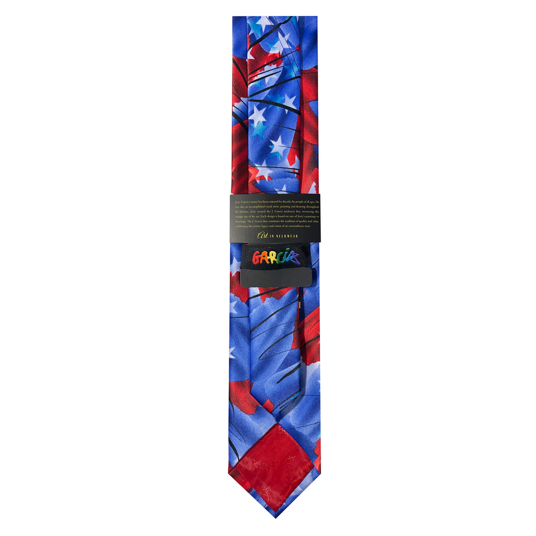 Jerry Garcia Patriotic Northern Lights Tie