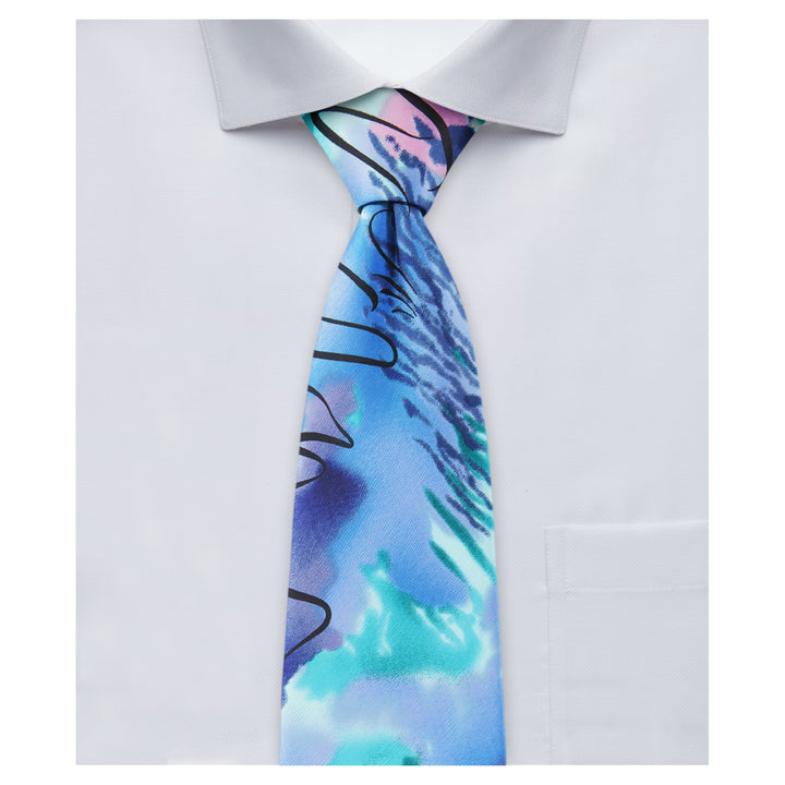 Jerry Garcia Poet Absorbs War Tie - Teal