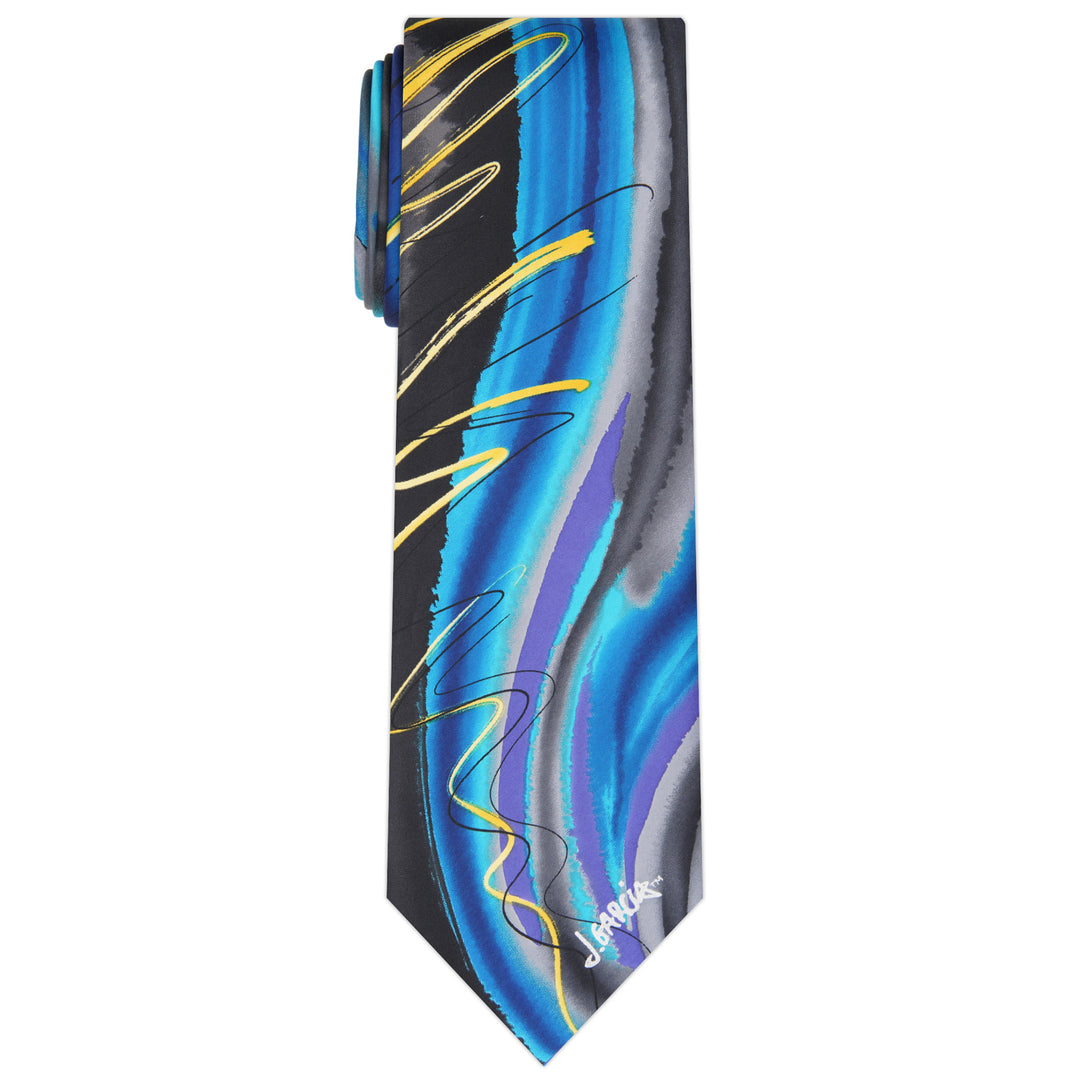 Jerry Garcia Seascape Tie - Blue
